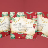 赤素朴と緑の休日 招待状