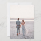 赤素朴と青のフローラ写結婚真 セーブザデート (裏面)