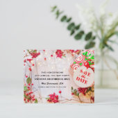 赤素朴のクリスマスパーティー保存日 案内ポストカード (スタンド正面)