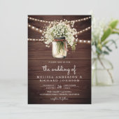 赤素朴ん坊の息の効いたメイソンが結婚一杯 招待状 (スタンド正面)