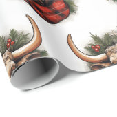 赤素朴バッファロープレイドファームハウス ラッピングペーパー (ロールコーナー)