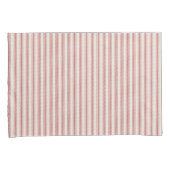 赤素朴フランスのストライプのケース 枕カバー (正面右)