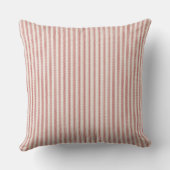 赤素朴フランスのストライプの音 クッション (裏面)