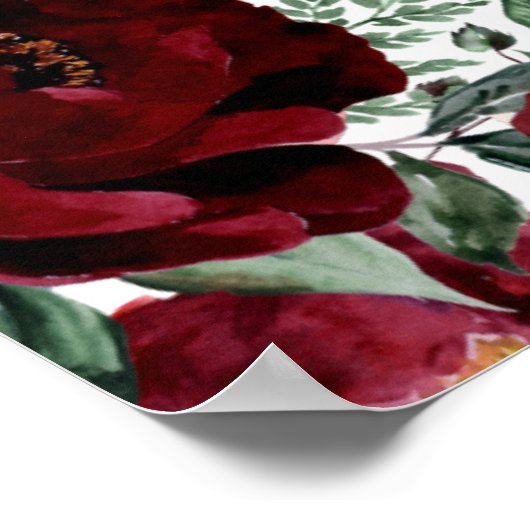 赤素朴フローラ結婚の施錠式 ポスター (角)