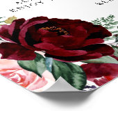 赤素朴フローラ結婚の開会式 ポスター (角)