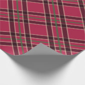 赤素朴ホリデーラッピング紙 ラッピングペーパー (角)