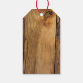 赤素朴ポインセチア冬の結婚式メッセージカード ギフトタグ (裏面)