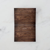 赤素朴ワイン花花花花嫁カード カード (内部)