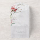 赤素朴冬の果実&ボホコットンQRコード オールインワン招待状 (外側)