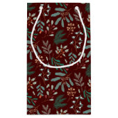 赤素朴冬植物学 スモールペーパーバッグ (裏面)