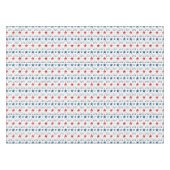 赤素朴星、白い星、青い星 テーブルクロス (正面(横))