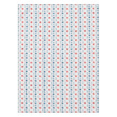 赤素朴星、白い星、青い星 テーブルクロス (正面)