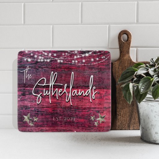 赤素朴木カスタム設立年 カッティングボード