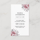 赤素朴水カラーフローラ香ボトル 名刺 (裏面)