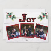 赤素朴水牛プレイド喜び4写真 シーズンカード (裏面)