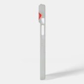 赤素朴水色ケシ Case-Mate iPhoneケース (裏面 / 左)