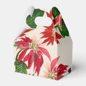 赤素朴水色ポインセチアフローラ緑 フェイバーボックス (裏面サイド)