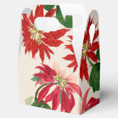 赤素朴水色ポインセチアフローラ緑 フェイバーボックス (オープン)