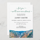 赤素朴男女兼用ちゃんシャワー 招待状 (正面/裏面)