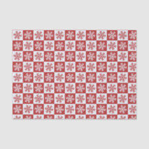 赤素朴白スノーフレーク模様クリスマス