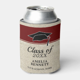 赤素朴祝い院長卒業 缶クーラー