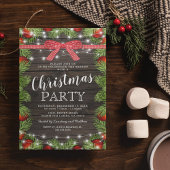 赤素朴緑クリスマスパーティー 招待状