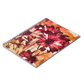 赤素朴花アー絵画ト ノートブック (左側)