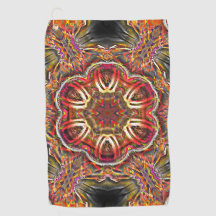 赤素朴茶色の万華鏡のように千変万化するパターン