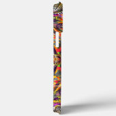 赤素朴茶色の万華鏡のように千変万化するパターン Case-Mate iPhoneケース (裏面 / 右)