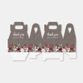 赤素朴赤面ピンクローズフローラ結婚ズ フェイバーボックス (折り畳みなし)