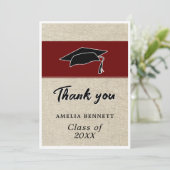 赤素朴院卒選帝位制 サンキューカード (スタンド正面)