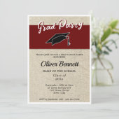 赤素朴院長卒業パーティー 招待状 (スタンド正面)