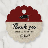 赤素朴院長卒業式 フェイバータグ (裏面)