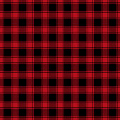 赤素朴黒テーブルクロスTimeless Plaidアクセント テーブルクロス