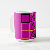 赤紫のマグ コーヒーマグカップ (正面左)