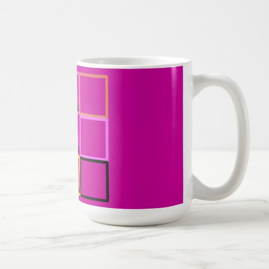 赤紫のマグ コーヒーマグカップ (右)