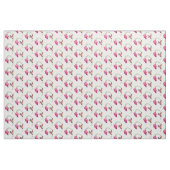 赤紫の花を持つハチドリ ファブリック (ヤード)