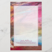 赤紫の表現 便箋 (正面)