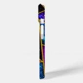 赤紫エレガント幾何ガーリー品 Case-Mate iPhoneケース (裏面 / 左)