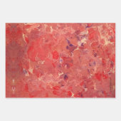 赤紫クリーム包装紙シート ラッピングペーパーシート (正面3)