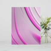 赤紫ピンクフラクタルスクラグラデーションップブック紙 (スタンド正面)