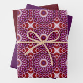 赤紫ホワイトマンダラ ラッピングペーパーシート (インサイチュ)