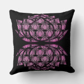 赤紫ロータス クッション (裏面)