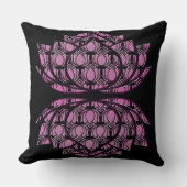 赤紫ロータス クッション (正面)