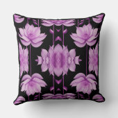 赤紫ロータス クッション (裏面)