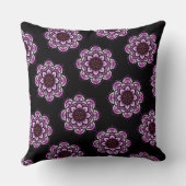 赤紫ロータス クッション (裏面)