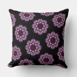 赤紫ロータス クッション