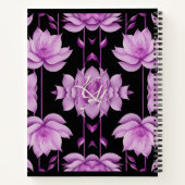 赤紫ロータス ノートブック (裏面)