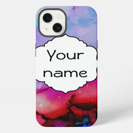 赤紫緑 iPhoneケース (裏面)