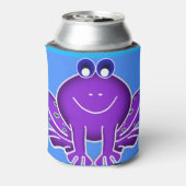 赤紫色のカエル 缶クーラー (缶裏面)